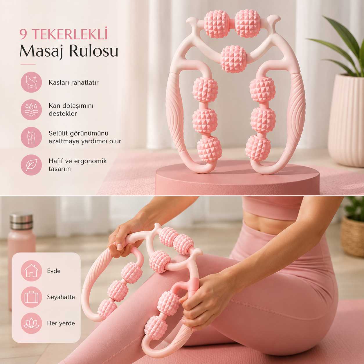 Pluvne® Egzersiz Sonrası Masaj Rulosu