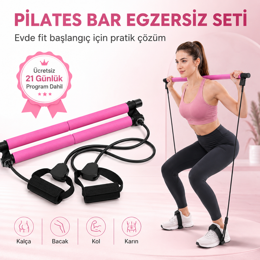 Pluvne® Pilates Bar Seti