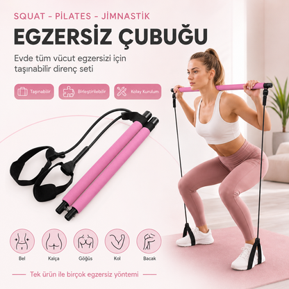 Pluvne® Pilates Bar Seti