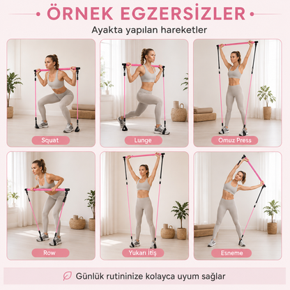 Pluvne® Pilates Bar Seti
