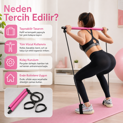 Pluvne® Pilates Bar Seti