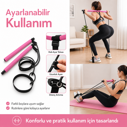 Pluvne® Pilates Bar Seti