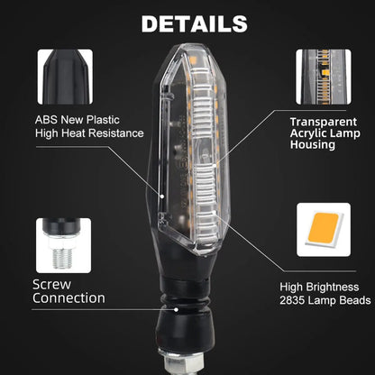 Sequential LED Motorcycle Turn Signals