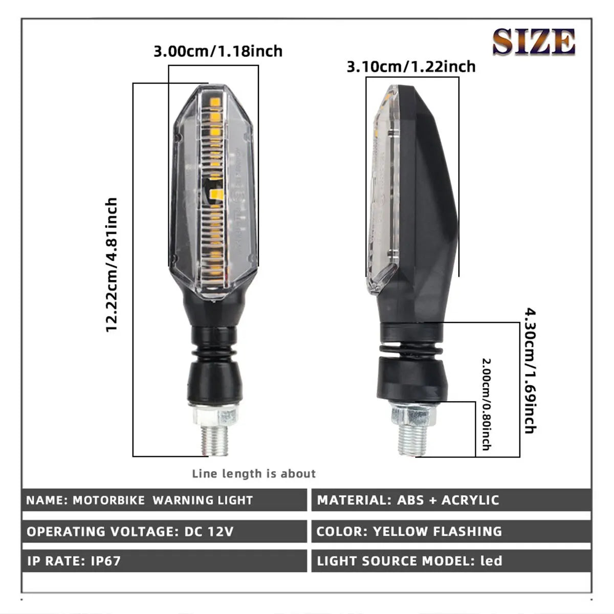 Sequential LED Motorcycle Turn Signals