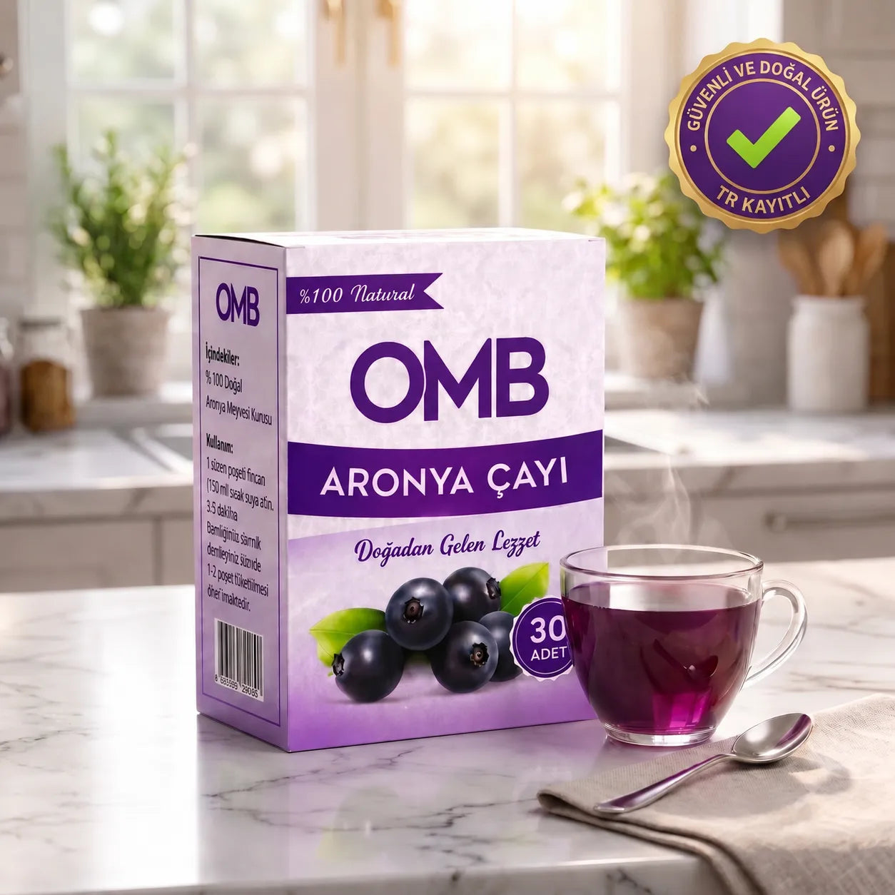 Pluvne™ Aronya Çayı - Ödem ve Şişkinlik Karşıtı