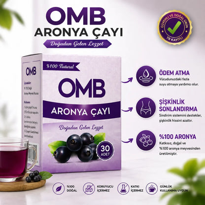 Pluvne™ Aronya Çayı - Ödem ve Şişkinlik Karşıtı